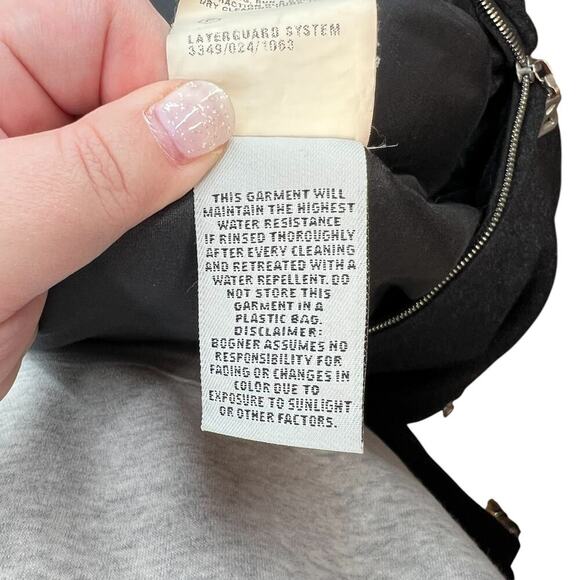 Bogner Goan Thylmann Charcoal Gray Wool Zip Front Coat Jacket Mens Size 44 - Picture 16 of 16